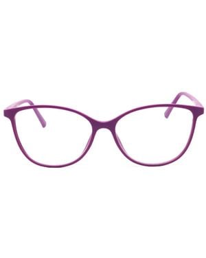Police Cat-Eye Glasses - Purple