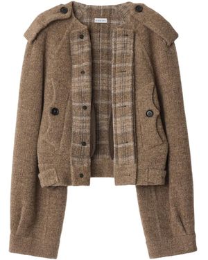 Burberry Oldbrook Single-Breasted Jacket - Brown
