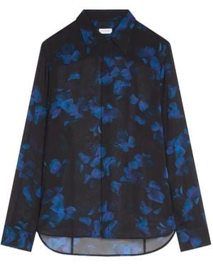 Dries Van Noten Chowy Floral Shirt - Blue