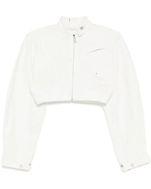 Jacquemus La Casa 'la Veste De-nîmes Cabrio' Denim Jacket - White