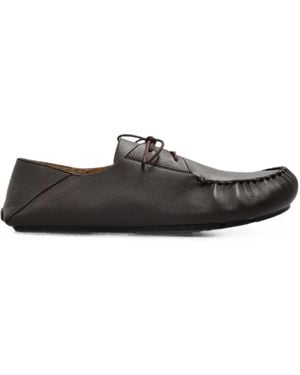 Loewe Rambla Leather Shoes - White