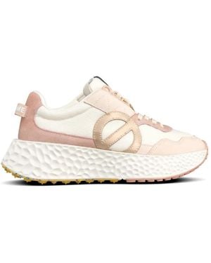 No Name Logo Appliqué Sneakers - White