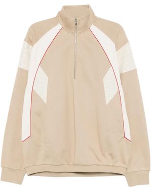 CROQUIS Biker Pullover Sweatshirt - Natural