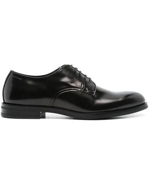 Stuart Weitzman Club Classic Derby Shoes - Black