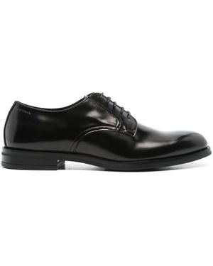 Stuart Weitzman Club Classic Derby Shoes - Black
