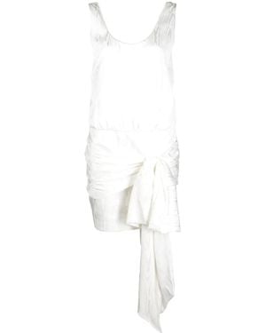 Philosophy Di Lorenzo Serafini タイフロント ミニドレス - ホワイト