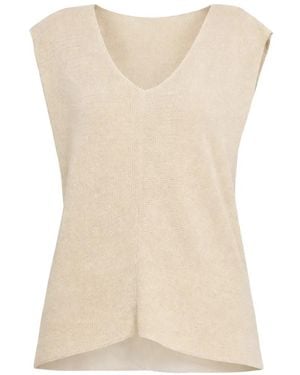The Row Sleeveless Top - Natural