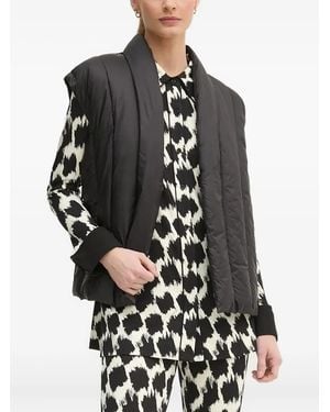 Diane von Furstenberg アブストラクトパターン シャツ - ブラック