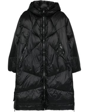 Canadian Eugenie hooded puffer coat - Negro