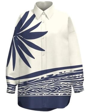 Diarrablu Rina Graphic-print Shirt - Blue