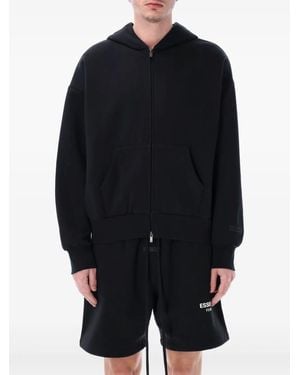 Fear Of God Classic Full Zip-Up Hoodie - Blue