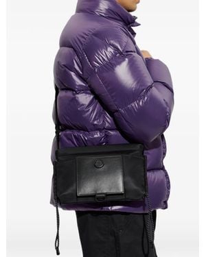 Moncler Kenton Drill Messenger Bag - Purple