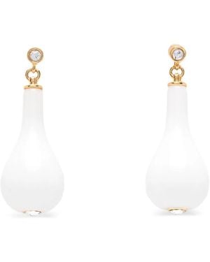 TOTEME Pendientes Con Colgante - Blanco