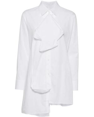 Yohji Yamamoto Camicia Asimmetrica - Bianco