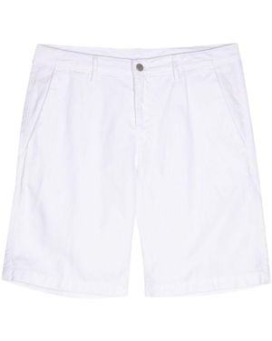 Massimo Alba Vela Pleat-Detail Shorts - White