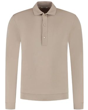 STEFAN BRANDT Long-Sleeve Polo Shirt - White