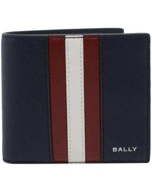 Bally Mythos Leather Wallet - Blue