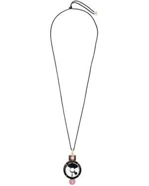 Jennifer Behr Collana Con Pendente Devon - Bianco