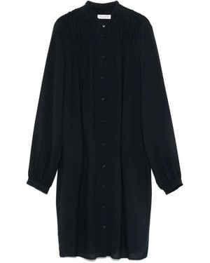 Marc O' Polo Pleated Shirt Dress - Blue