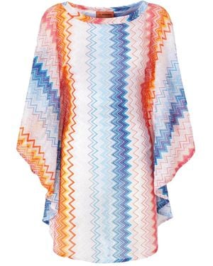 Missoni Zigzag Mini Dress - Blue