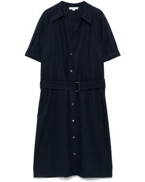 Vince Belted Mini Dress - Blue