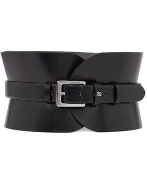 Karl Lagerfeld Essential Multifunction Gürtel - Schwarz