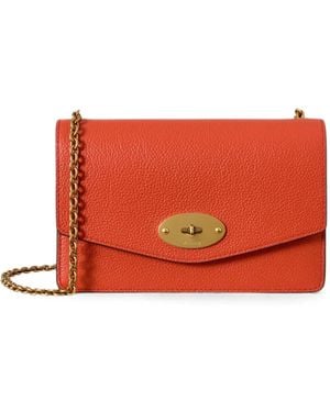 Mulberry Bandolera Darley Mini De Piel Granulada - Rojo