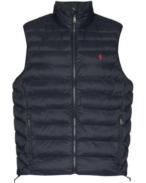 Polo Ralph Lauren The Packable Quilted-Down Shell Gilet - Black