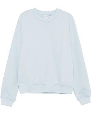 Daily Paper Embroidered-Logo Cotton Sweatshirt - Blue