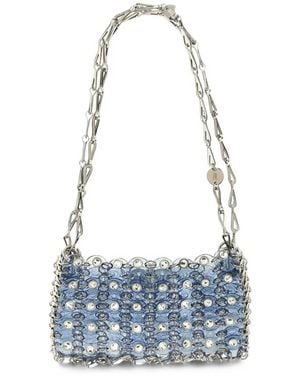 Rabanne 1969 Nano Shoulder Bag - Blue