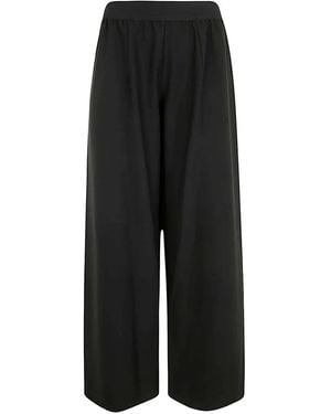Maria Calderara Pantalon À Taille Élastiquée - Noir