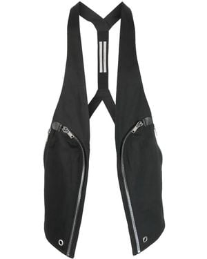 Rick Owens Gilet Met Ritszak - Blauw