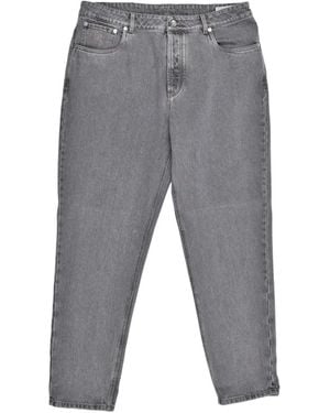 Brunello Cucinelli Straight-Fit Five-Pocket Jeans - Grey