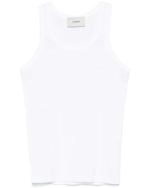 Coperni Lightweight Logo Tank Top - White