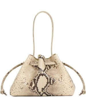 Mansur Gavriel Drawstring Pouchette Mini Bag - Natural
