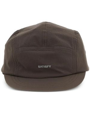 Satisfy Peaceshell Cordura Logo-Print Trail Cap - Brown