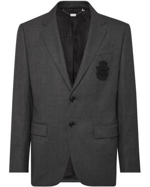 Billionaire Single-Breasted Blazer - Black