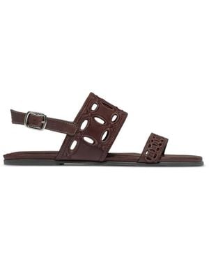 Bernardo Orla Cutout Sandals - Brown