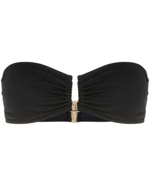 Lenny Niemeyer Top Bikini Rita A Fascia - Nero