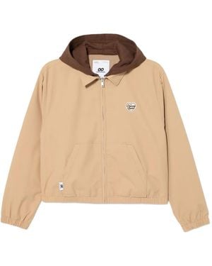 Chocoolate Logo-Embroidered Jacket - Natural