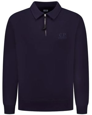 C.P. Company ジップアップ スウェットシャツ - ブルー