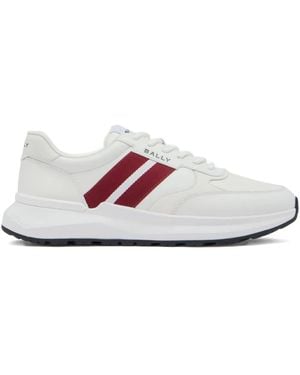 Bally Sylen Ribbon-Detail Leather Sneakers - White