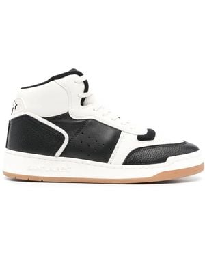 Saint Laurent High-Top-Sneakers - Weiß