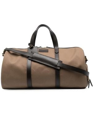 Polo Ralph Lauren Logo-Patch Duffle Bag - Brown