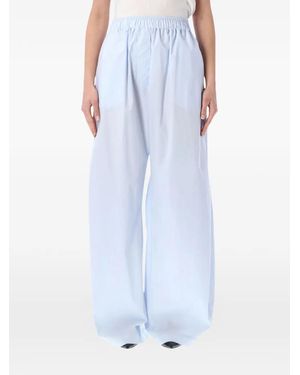Thelatest Dora Elasticated-Waist Trousers - Blue