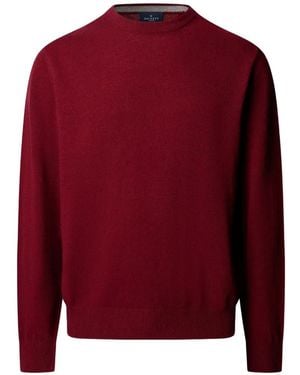 Hackett Pullover Mit Ellenbogen-Patches - Rot