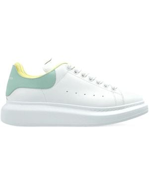 McQueen Leren Sneakers Met Plateauzool - Wit