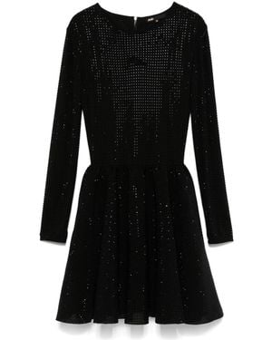 Maje Sequinned Mini Dress - Black