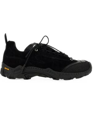 Our Legacy Gabe Vibram-Sole Leather Sneakers - Black