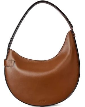 Ralph Lauren Buckle-Detail Shoulder Bag - Brown